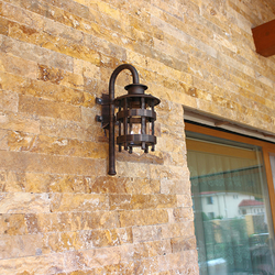 Forged wall light HISTORICAL on the terrace  exterior lighting in high quality