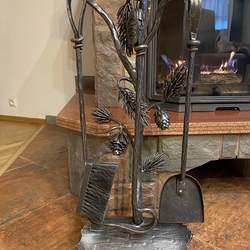 Design fireplace tools hand-forged with high-quality by artistic blacksmiths