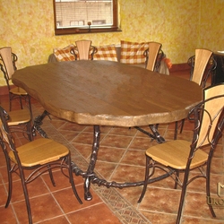 Schmiedeeiserner Tisch und Stühle für Anspruchsvolle - Luxusmöbel